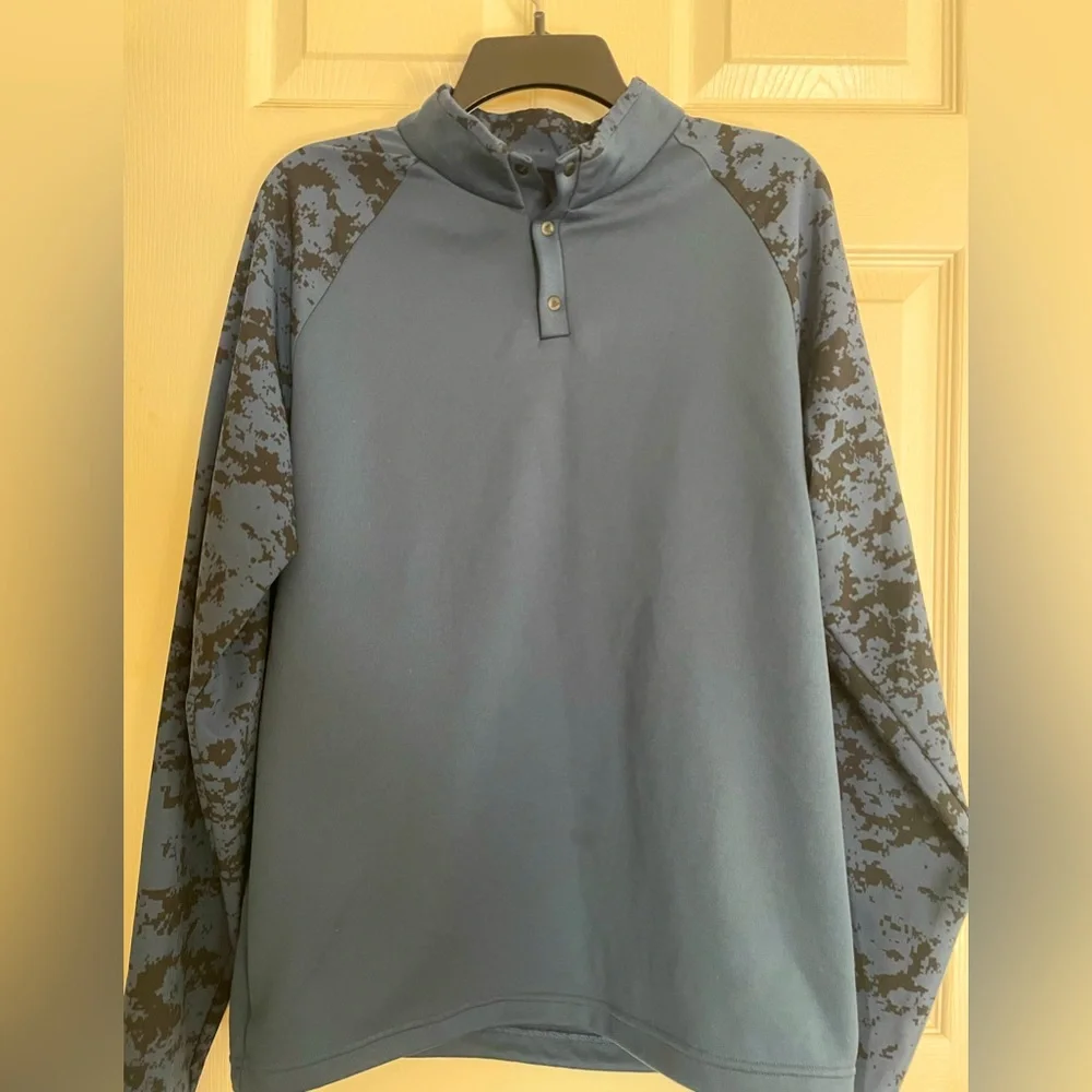 Adidas Quarter Button Jacket Size Medium - Picture 1 of 4